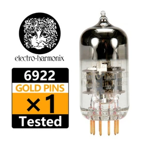 1 pz nuovissima valvola tubo vuoto testata Electro-Harmonix 6922 E88CC perni oro - Foto 1 di 1