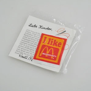 McDonald's Aufnäher - Patch - alt - Vintage - ("I like") - Bild 1 von 2