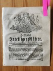 1775 Zeitung 36 Landwirtschaft Klee Kleeanbau Juden Hesekiel Baer Löw Darmstadt