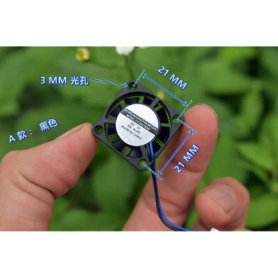 4PCS 2507 25X25X7mm 2Pin DC Brushless Cooling Fan Cooler 2.5cm DC 5V - Image 1 of 2