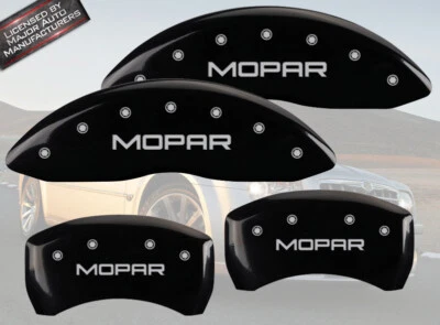 2005-2008 Dodge Magnum SE SXT Front Rear "Mopar" Bl MGP Brake Disc Caliper Cover - Image 1 of 4