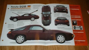 1992 PORSCHE 928 GT SPEC SHEET BROCHURE INFO PHOTO 1985-92 928GT 91 90 89 88★★ - Picture 1 of 1