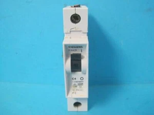 SIEMENS 5SX21 C4 SCHUTZSCHALTER 1-POLIG 230/400V 277VAC 4196 1-C4 GEBRAUCHT FUNKTIONIERT - Bild 1 von 12