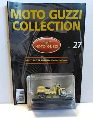 HACHETTE STARLINE 1:24  MOTO GUZZI GALLETTO POSTE ITALIANE CON FASCICOLO 27 - Immagine 1 di 2