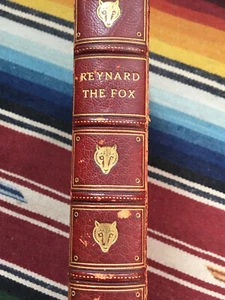 Signed History of Reynard The Fox Fine Binding 1897 Walter Crane Illustrated - Imagen 1 de 12