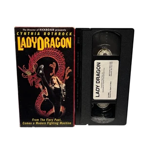 LADY DRAGON (VHS 1992) CYNTHIA ROTHROCK MARTIAL ARTS V11 - Picture 1 of 4