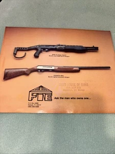 Catalogo brochure pistola FIE Hamilton e Hunter vintage una pagina - Foto 1 di 8