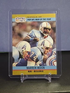 Juego profesional 1990 - ganador del premio Warren Moon #4 - Imagen 1 de 2
