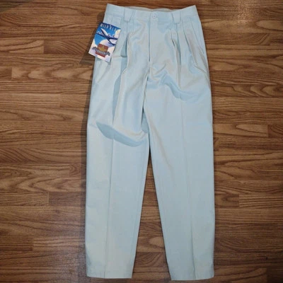 Men's Vintage 1980’s Levi Polyester Deadstock Trim Cut Wild Blue Size 32x32 - Image 1 of 4