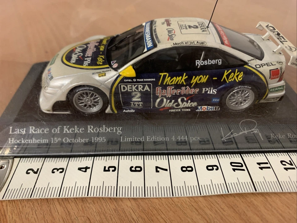 Minichamps DTM OPEL CALIBRA ROSBERG LAST Race limited edition - Immagine 1 di 4