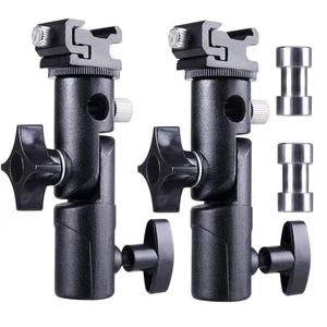 Camera Speedlite Flash Stand Bracket Umbrella Mount Holder Shoe Mount Compati... - Picture 1 of 7