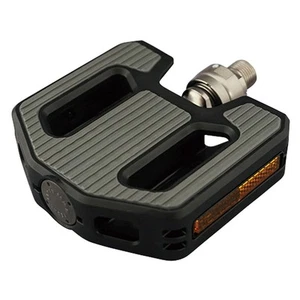 MKS Bicycle Pedal Panamax EZY SUPERIOR Black/Grey - Picture 1 of 3