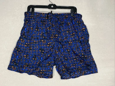 Bañador vintage años 90 Nike para hombre XL geométrico tribal azteca estampado total Foto 1 de 4