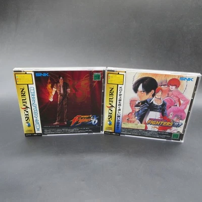 The King of Fighters 96 97 Sega Saturn with Manual 2 Games Japan NTSC-J - Image 1 of 4