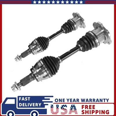 Новая пара передних левых и правых валов оси CV подходит для GMC Yukon XL 1500 2000-2006 годов выпуска - Изображение 1 из 4