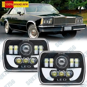 2PC 7x6inch LED Headlight HI-LO for Chevy El Camino 1978-1981 Chevette 1979-1987 - Picture 1 of 8