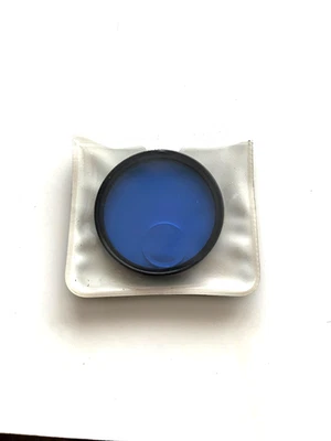 Rolev MG 80A BLUE 55mm Camera Lens Filter Blue Cool Made in Japan, with case - Image 1 of 3