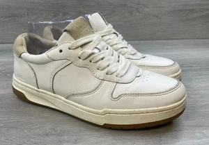 Madewell Court Damen 7,5 Weiß Sneaker Leder Schuhe Sportlich Flach Minimalistisch - Bild 1 von 10