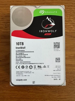 Seagate IronWolf NAS HDD 10TB, 24/7, 512e / 3.5" / SATA 6Gb/s - ST10000VN0004 - Bild 1 von 4