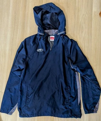 Cortavientos ligero Rawlings con capucha y mangas extraíbles. Talla pequeña Foto 1 de 4