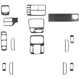 18Pcs Real Carbon Fiber Interior Trim Kits For Suzuki Grand Vitara Tracker 99-04 - Picture 1 of 7