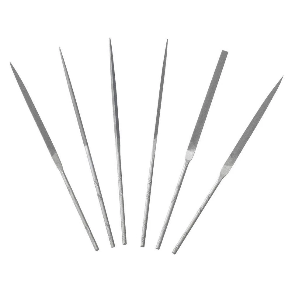 WESTWARD 39CE58 Needle File Set,American,6 pcs. 39CE58 - Image 1 of 1