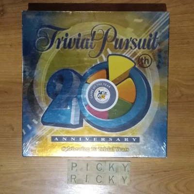 Trivial Pursuit 20th Anniversary Edition Boardgame Parker Hasbro/2004 - New - Image 1 of 4