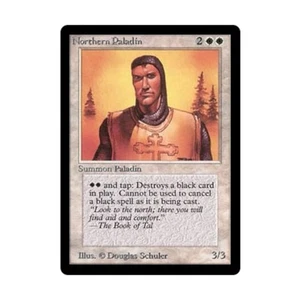 WOTC MtG Beta Northern Paladin (R) EX - Picture 1 of 1