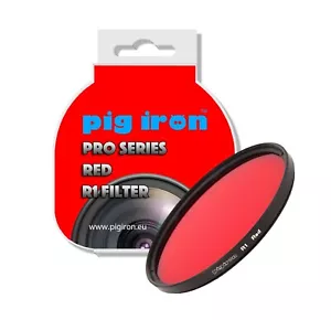 Pig Iron 40.5mm Red R1 Pro Filter. Contrast Booster Camera Lens Circular Filter. - Picture 1 of 7