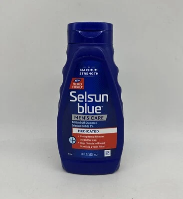 Selsun Blue Men's Care Dandruff Shampoo 11 Ounce Bottle Expires 06/2026 - Image 1 of 3
