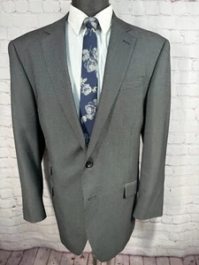 KENNETH COLE REACTION Mens Gray ATHLETIC FIT Sport Coat Blazer Jacket SIZE 46R - Picture 1 of 8