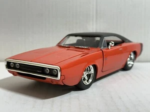 JADA BTM 1970 DODGE CHARGER R/T HEMI ORANGE 1:24 DIECAST MODEL CAR NEW NO BOX - Picture 1 of 12