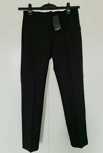 NEW MNG Basic Ladies Soft Touch Black Smart Trousers 10/12 UK size EUR40 RRP £35 - Picture 1 of 6