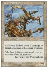 Magic the Gathering MTG Heavy Ballista (23) Sixth Edition   LP