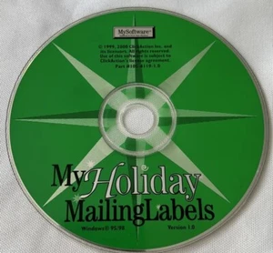 My Holiday Mailing Labels For Windows 95/98 Version 1.0 My Software - Picture 1 of 1