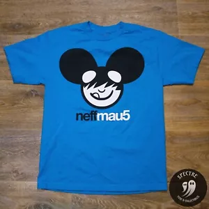 Camiseta Neff x Deadmau5 Gráfica Azul - Juvenil Talla Mediana - Imagen 1 de 7
