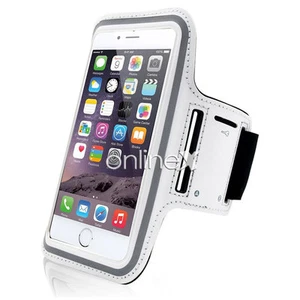 Brazalete Deportivo Neopreno BLANCO para XIAOMI MI MAX 2 a0818 - Imagen 1 de 1