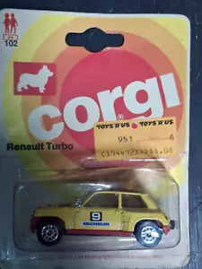 1981 Corgi Juniors Toy Whizz Wheels Renault Turbo yellow Mip - Picture 1 of 4