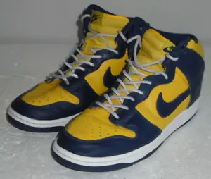 Nike Dunk High SP 2020 Michigan Varsity Maize Midnight Navy CZ8149 700 taglia 9 - Foto 1 di 9