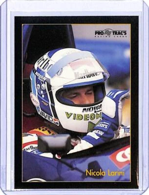 1991 ProTrac's Formula One #77 Nicola Larini Modena Team SpA Racing Card F1 - Image 1 of 2