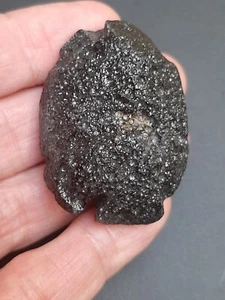 Amazing texture Tektite Philippinite 48,81g / 4,4 cm Meteorite Impact Glass - Picture 1 of 11