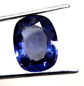 17.55 Ct Natural Flawless Bi-color Alexandrite Cushion Certified Loose Gemstone - Picture 1 of 9