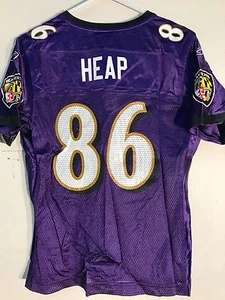 Reebok Women's NFL Jersey Baltimore Ravens Todd Heap Purple sz M - Foto 1 di 2