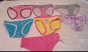 NEW 7 PAIR Girls Size XS * OLD NAVY & GAP * Underwear Panties Bikinis X-Small - Picture 1 of 3