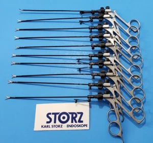 Karl Storz 30310MWS ClickLine Metzenbaum Scissors 3mmx20cm Curved Serrated Blade - Picture 1 of 7
