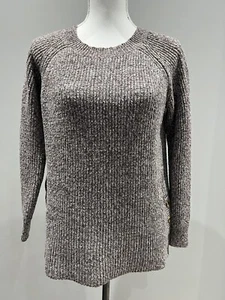 Pink Clover Stitch Fix Brown Sweater L Pullover Textured Button Detail - Picture 1 of 9
