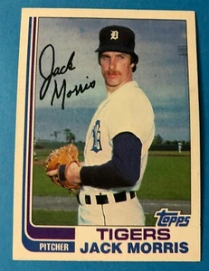 Tarjeta de béisbol 1982 Topps Jack Morris Detroit Tigers #450 - Imagen 1 de 2