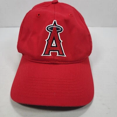 Los Angeles Angels Men's '47 Brand Red Snapback Adjustable Hat - Image 1 of 4