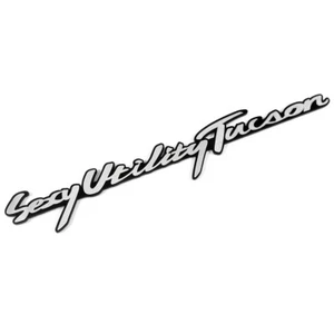 DTK Car Metal Sticker Acrylic Slogan Emblem Badge 70107 Decal for Tucson - Picture 1 of 6