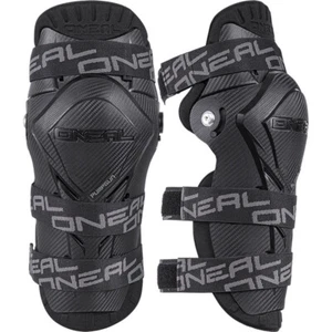 Oneal Pumpgun MX Black Adult Knee Guards - Picture 1 of 4